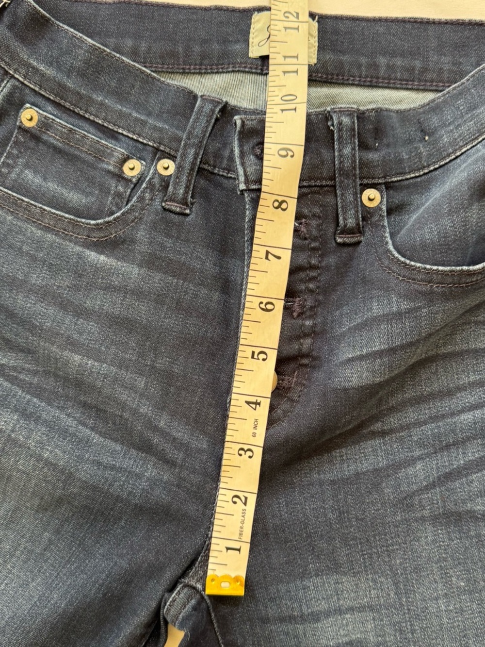 J. Crew Dark toothpick Skinny Jeans Size 27 - Picture 10 of 10